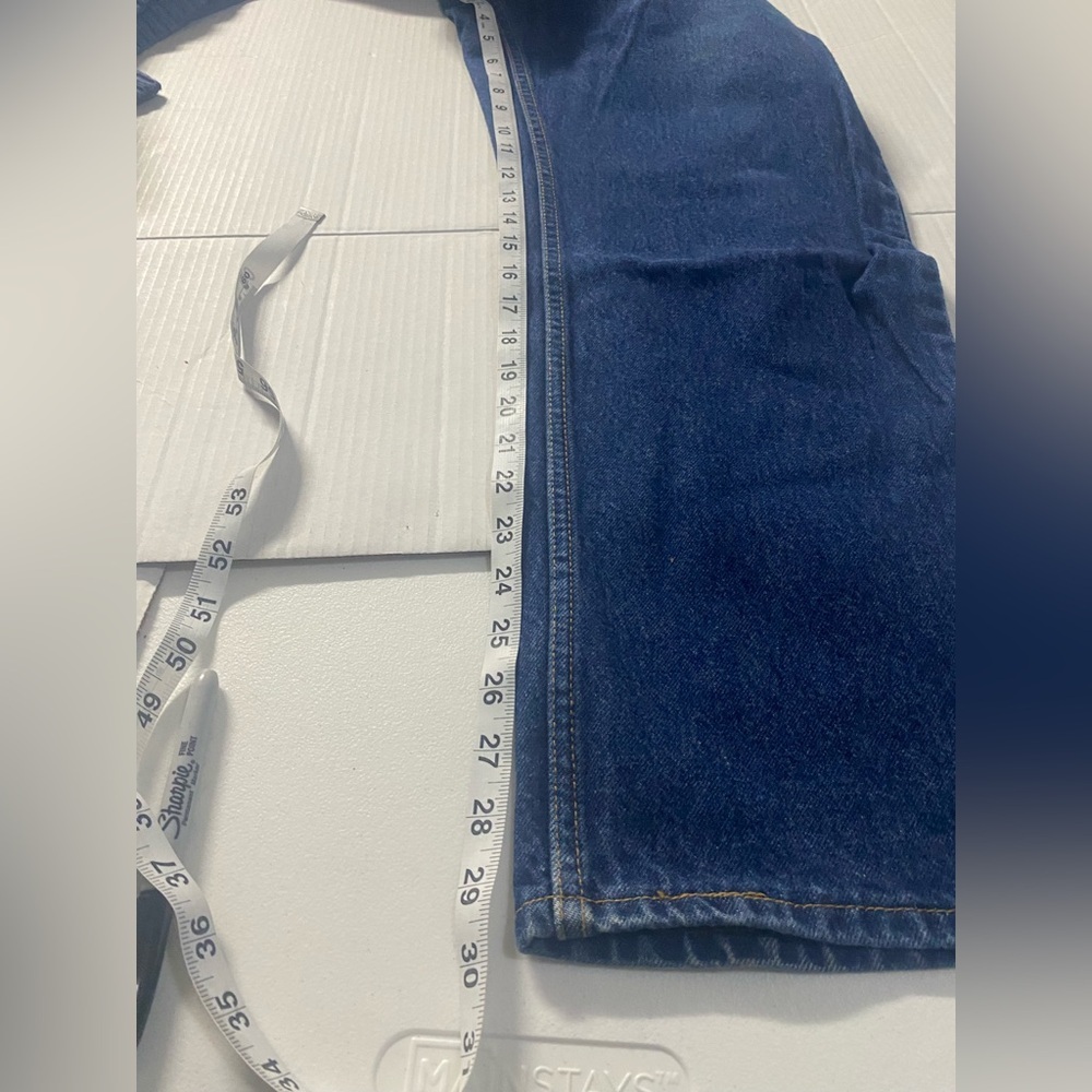 men’s Levi's Blue Straight regular fit 505 Jeans W38L30 - Picture 7 of 10
